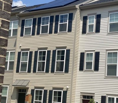 Solar Installation on townhouse - Maryland